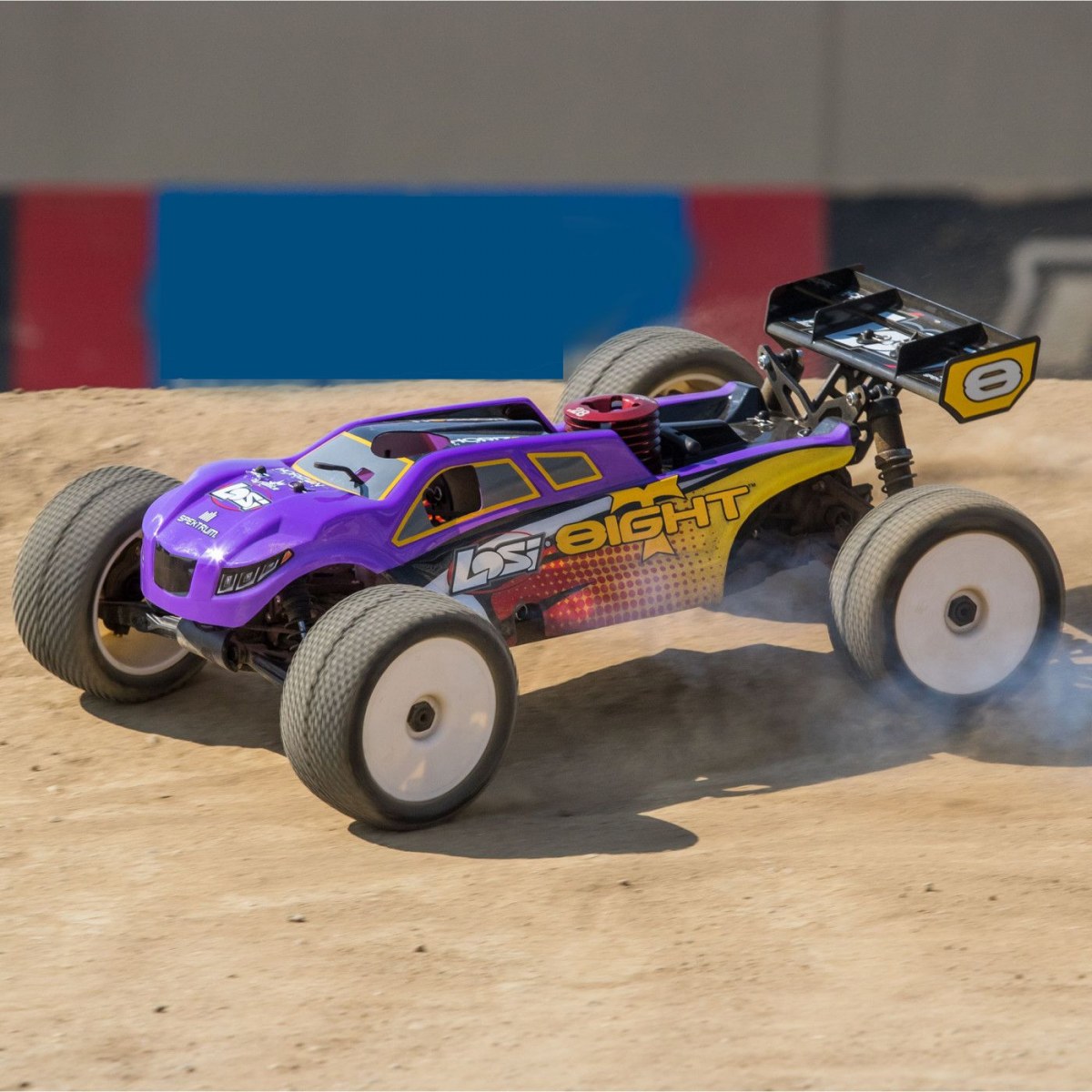 Купить дорогую радиоуправляемую модель с ДВС Losi 1:8 8IGHT-T Nitro 4WD  Купить с доставкой